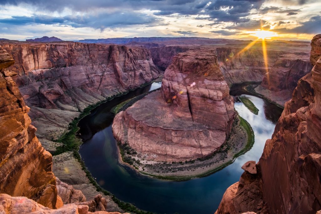 grand canyon usa sunrise colorado river