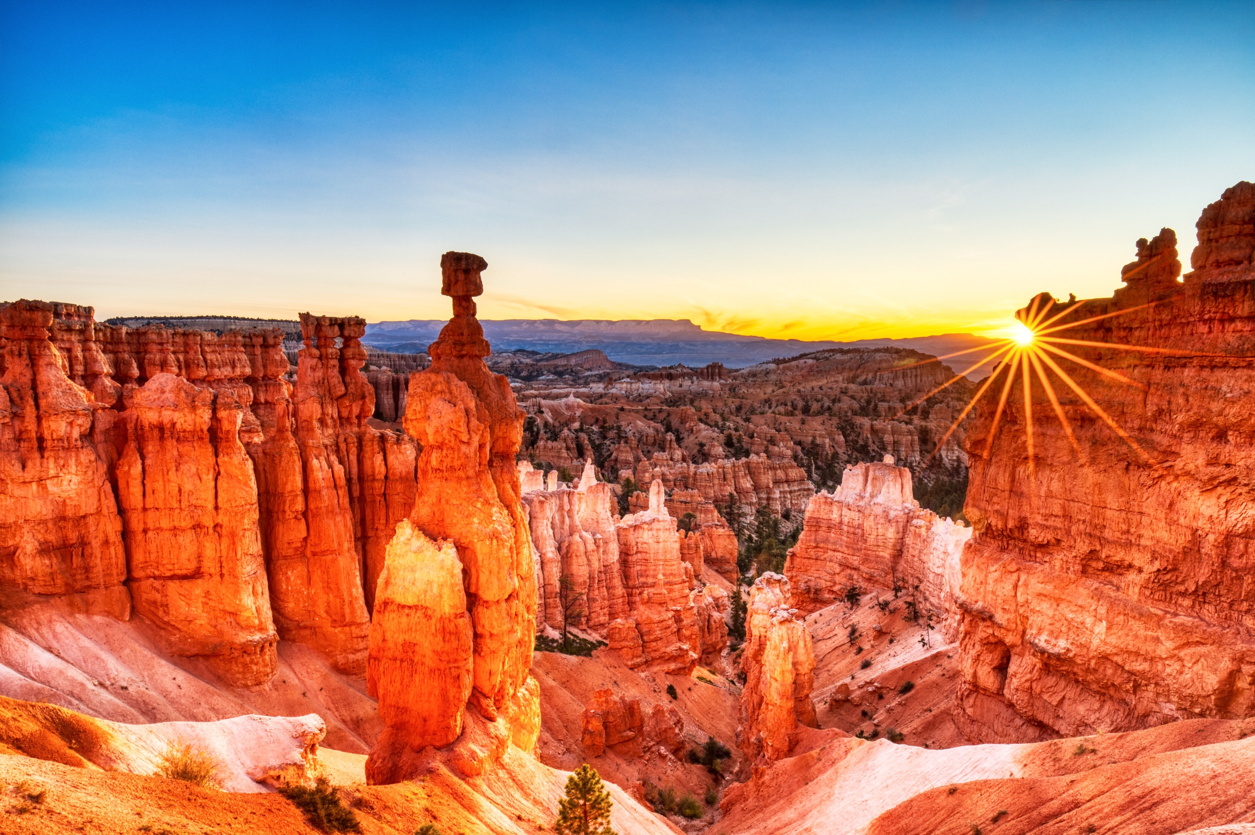 sunrise over a remote canyon in the southwest united states of america